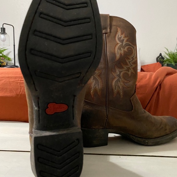 JUSTIN MEN'S STAMPEDE WESTERN 13" SQUARE TOE BOOTS - Picture 3 of 4